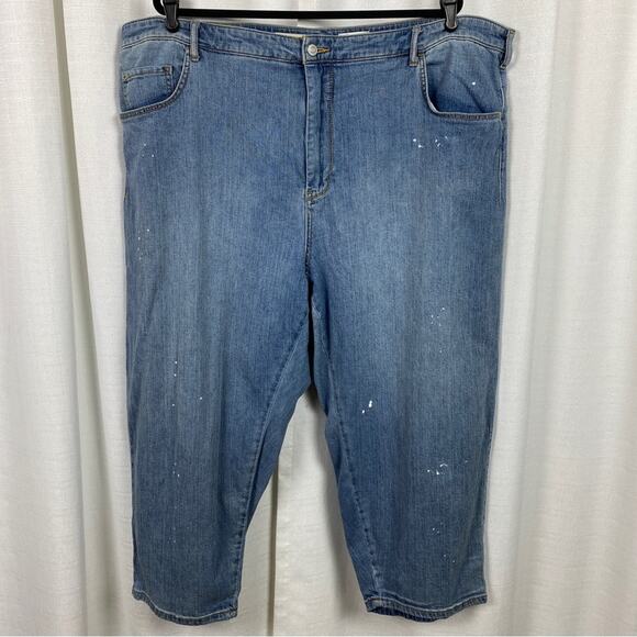 A+ Anthropologie Pilcro The Column Straight Jeans Sz.24W - Picture 6 of 16